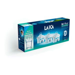 Laica Bi-Flux Limescale (HARD), replacement cartridge x 3, code V904